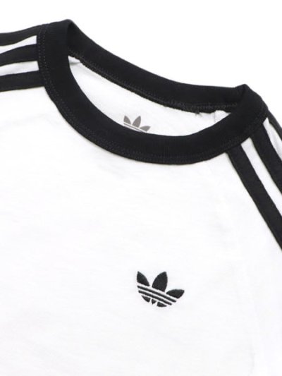画像3: 【KIDS】ADIDAS KIDS 3-STRIPES TEE-WHITE/BLACK