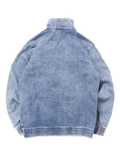 画像2: 【送料無料】【KIDS】ADIDAS KIDS FIREBIRD LOOSE DENIM TRACK TOP-WORN BLUE DENIM