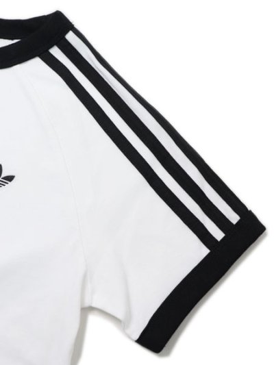 画像4: 【KIDS】ADIDAS KIDS 3-STRIPES TEE-WHITE/BLACK