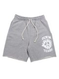 【送料無料】DENIM TEARS DENIM UNIVERSITY SWEATSHORTS GREY/WHITE