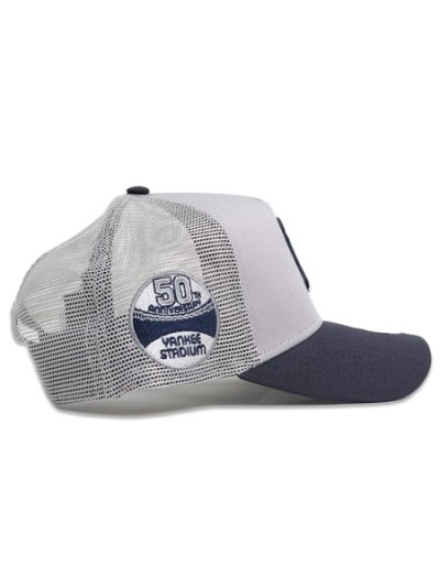 画像4: NEW ERA 9FORTY A-FRAME TRUCKER YANKEES GREY/NAVY