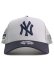 画像2: 【KIDS】NEW ERA YOUTH 9FORTY A-FRAME TRUCKER YANKEES GREY/NAVY (2)