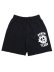 画像1: 【送料無料】DENIM TEARS DENIM UNIVERSITY SWEATSHORTS BLACK/WHITE (1)