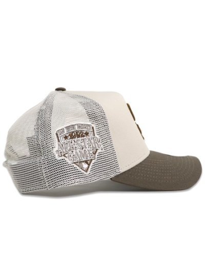 画像4: 【KIDS】NEW ERA YOUTH 9FORTY A-FRAME TRUCKER PADRES STONE/MOSS