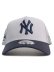 画像2: NEW ERA 9FORTY A-FRAME TRUCKER YANKEES GREY/NAVY (2)