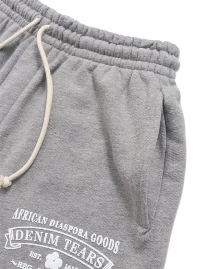 画像3: 【送料無料】DENIM TEARS ADG SWEATSHORTS GREY/WHITE