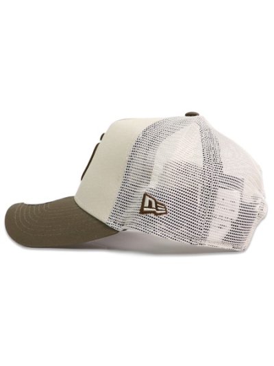 画像3: 【KIDS】NEW ERA YOUTH 9FORTY A-FRAME TRUCKER PADRES STONE/MOSS