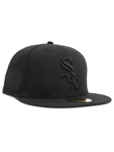 画像1: NEW ERA 59FIFTY BLK ON BLK WHITE SOX