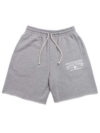 画像1: 【送料無料】DENIM TEARS ADG SWEATSHORTS GREY/WHITE