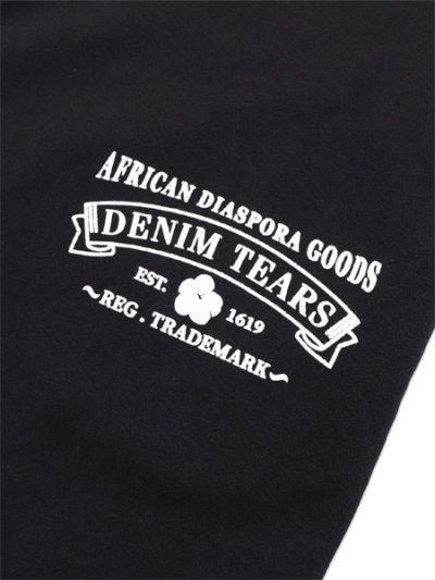 画像5: 【送料無料】DENIM TEARS ADG SWEATSHORTS BLACK/WHITE
