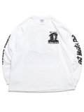 POT MEETS POP BOB MARLEY NATTY DREAD LS TEE WHITE
