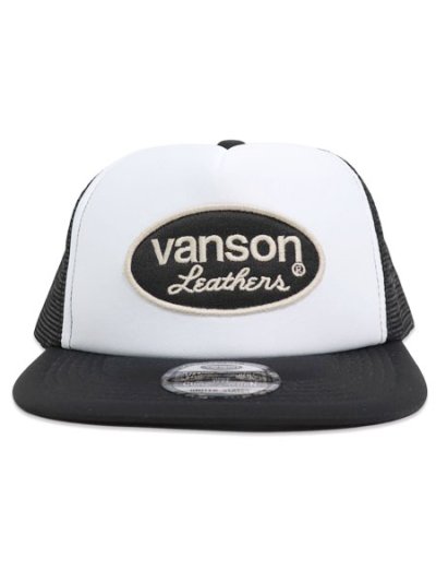 画像2: VANSON LOGO TRUCKER WHITE