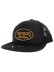 画像1: VANSON LOGO TRUCKER BLACK (1)