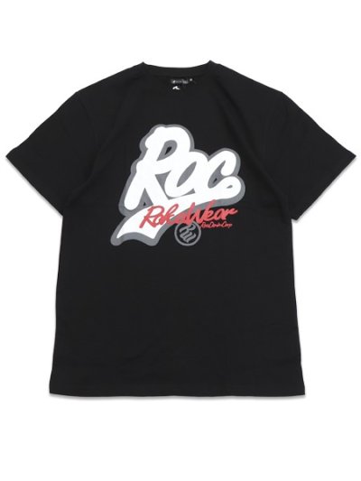 画像1: ROCAWEAR HANDSTYLE LOGO TEE BLACK