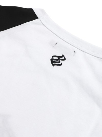 画像4: ROCAWEAR CLASSIC RAGLAN LOGO TEE WHITE/BLACK