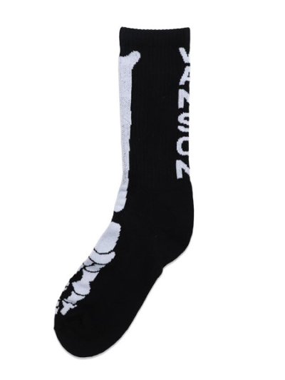 画像2: VANSON CREW SOCKS BONE-A