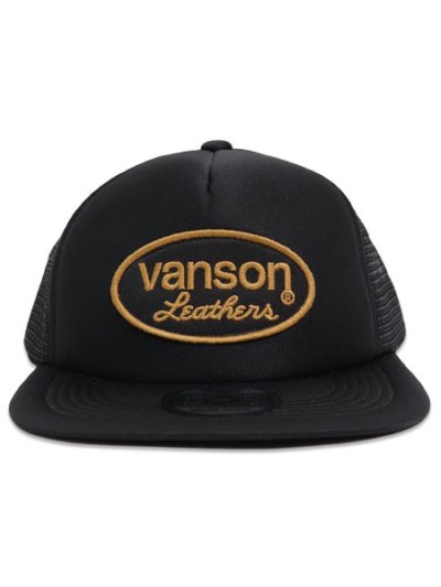 画像2: VANSON LOGO TRUCKER BLACK