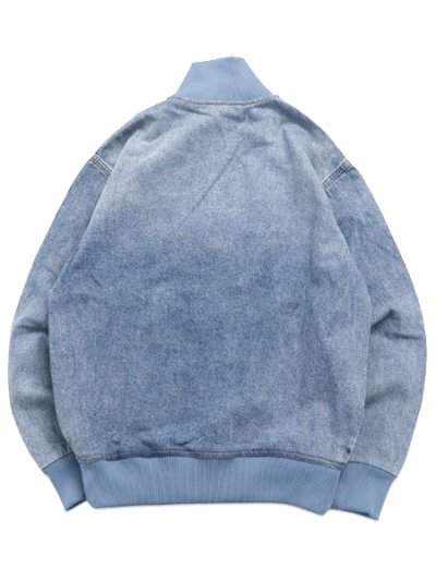 画像2: 【送料無料】ADIDAS FIREBIRD ADICOLOR DENIM TRACK TOP LIGHT WASH-WORN BLUE DENIM
