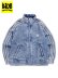 画像1: 【KIDS】ADIDAS KIDS FIREBIRD LOOSE DENIM TRACK TOP-WORN BLUE DENIM (1)