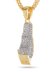 画像3: 【送料無料】KING ICE BARBER SHOP CLIPPERS 1.6" 14K GOLD NECKLACE (3)