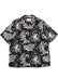画像1: 【送料無料】AVIREX ALOHA SHIRT TIGER & BAMBOO BLACK (1)