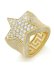 画像1: 【送料無料】KING ICE SHOOTING STAR STERLING SILVER 14K VERMEIL RING (1)