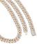 画像3: 【送料無料】KING ICE 12MM ICED DIAMOND CUT MIAMI CUBAN LINK 18" 14K/WH GOLD CHAIN (3)