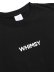 画像3: WHIMSY SOCKS TRADEMARK TEE BLACK (3)
