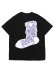 画像1: WHIMSY SOCKS TRADEMARK TEE BLACK (1)