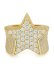 画像2: 【送料無料】KING ICE SHOOTING STAR STERLING SILVER 14K VERMEIL RING (2)