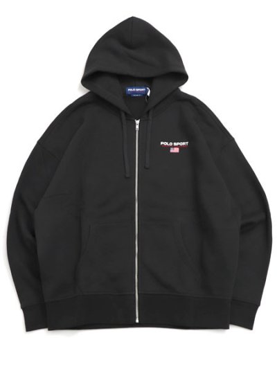 画像1: 【送料無料】POLO RALPH LAUREN POLO SPORT FLEECE ZIP HOODIE BLACK BOOT