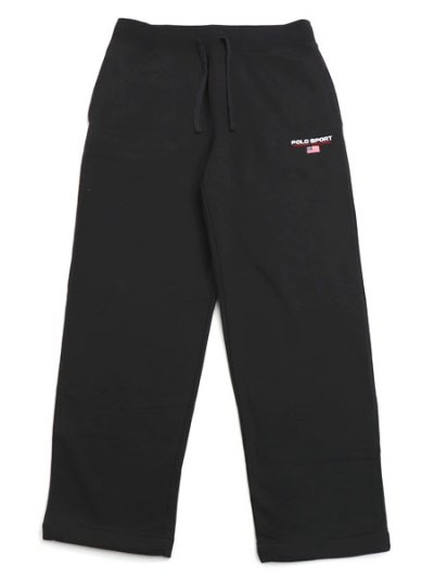 画像1: 【送料無料】POLO RALPH LAUREN POLO SPORT FLEECE OPEN HEM SWEATPANT BLACK BOOT