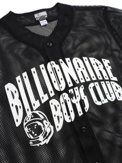 画像3: 【送料無料】BILLIONAIRE BOYS CLUB BB DUGOUT MESH BASEBALL JERSEY BLACK