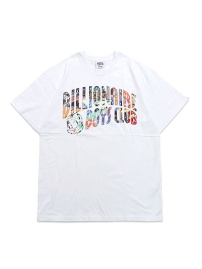 画像1: 【送料無料】BILLIONAIRE BOYS CLUB BB CURVE LOGOS TEE WHITE