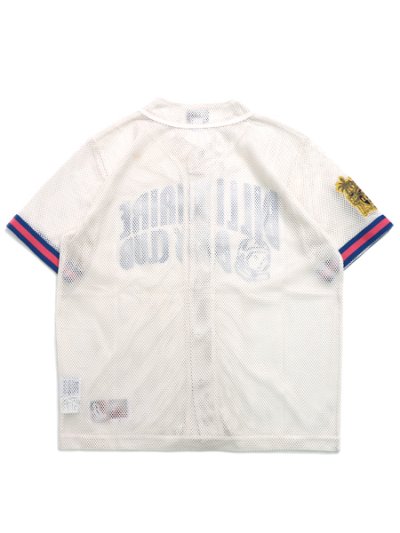 画像2: 【送料無料】BILLIONAIRE BOYS CLUB BB DUGOUT MESH BASEBALL JERSEY GARDENIA