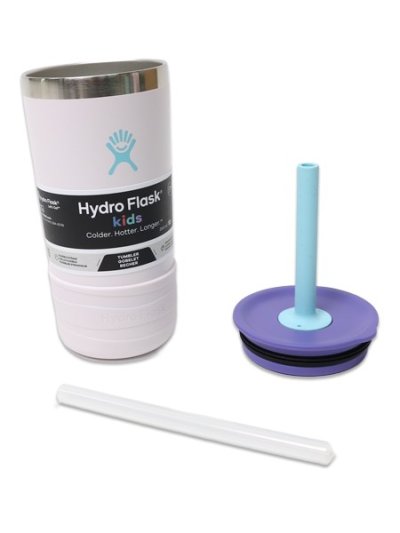 画像3: 【KIDS】Hydro Flask 12 OZ KIDS TUMBLER W/STRAW LID-CLOUD PINK