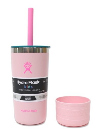 画像2: 【KIDS】Hydro Flask 12 OZ KIDS TUMBLER W/STRAW LID-BLOSSOM PINK