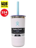 【KIDS】Hydro Flask 12 OZ KIDS TUMBLER W/STRAW LID-CLOUD PINK