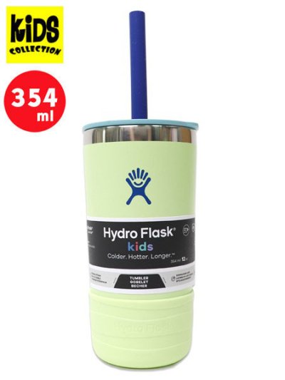 画像1: 【KIDS】Hydro Flask 12 OZ KIDS TUMBLER W/STRAW LID-SEEDING GREEN