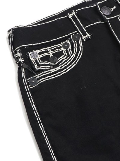 画像3: 【送料無料】TRUE RELIGION RICKY SUPER QT FLAP 30" STRAIGHT BODY RINSE BLACK