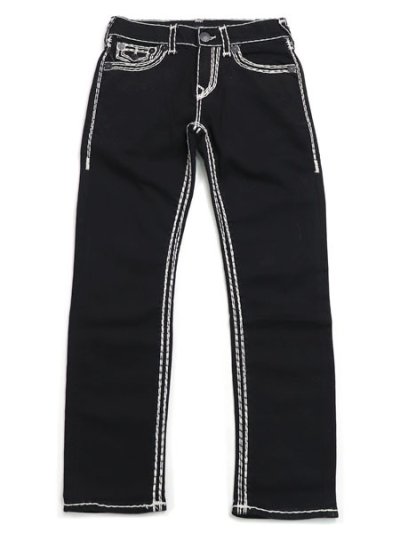 画像2: 【送料無料】TRUE RELIGION RICKY SUPER QT FLAP 30" STRAIGHT BODY RINSE BLACK