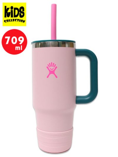 画像1: 【KIDS】Hydro Flask 24 OZ KIDS TUMBLER W/STRAW-BLOSSOM PINK