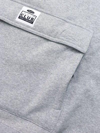 画像4: 【送料無料】HUF PRO PRO CLUB MULTI POCKET HOODIE HEATHER GREY