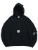 画像1: 【送料無料】HUF PRO CLUB MULTI POCKET HOODIE BLACK (1)
