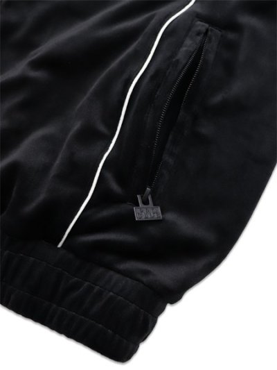 画像5: 【送料無料】HUF PRO CLUB VELOUR TRACK JACKET BLACK