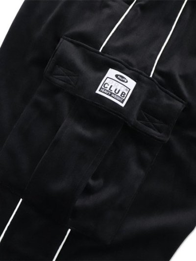 画像6: 【送料無料】HUF PRO CLUB VELOUR CARGO PANT BLACK