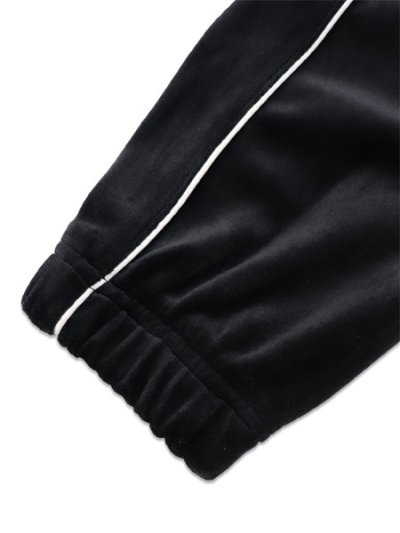 画像7: 【送料無料】HUF PRO CLUB VELOUR TRACK JACKET BLACK