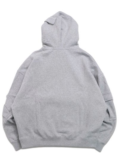 画像2: 【送料無料】HUF PRO PRO CLUB MULTI POCKET HOODIE HEATHER GREY