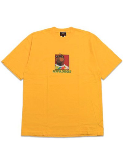 画像1: ACAPULCO GOLD BIG POPPA TEE 6.5oz GOLD