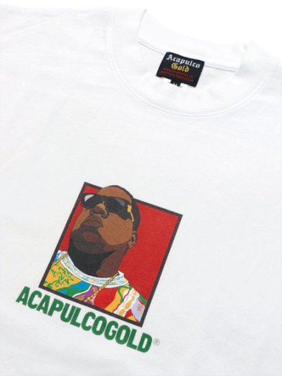 画像3: ACAPULCO GOLD BIG POPPA TEE 6.5oz WHITE